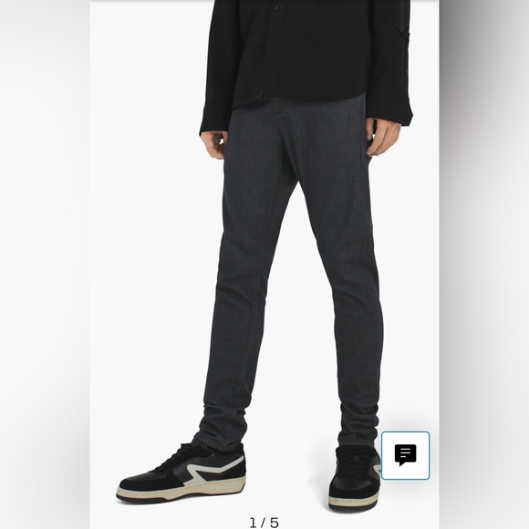 Rag and Bone Men’s McGregor Fit 1 Aero Stretch Skinny Jeans Size 34 NWT - Picture 1 of 12